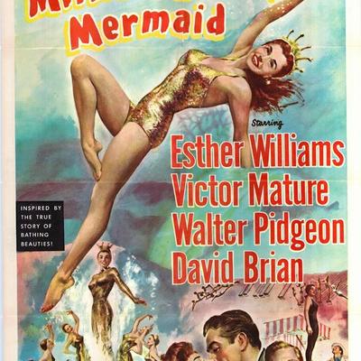 Million Dollar Mermaid  1952  one sheet poster