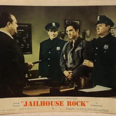 Elvis Presley Jailhouse Rock  1957  lobby card