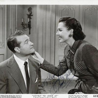 Lovely to Look At Ann Miller signed movie photo
