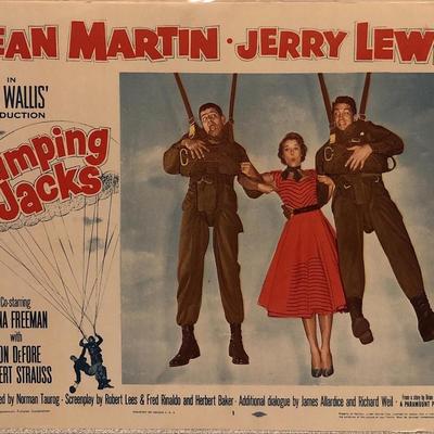 Jumping Jacks: Martin & Lewis  1952  lobby card