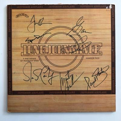 Jefferson Airplane Long John Silver signed album