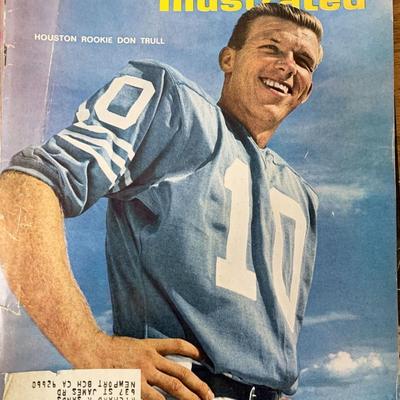 Sports Illustrated Magazine 1964 Don Trull Issue