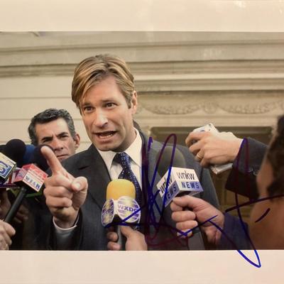 Thank you For Smoking Aaron Eckhart signed  photo