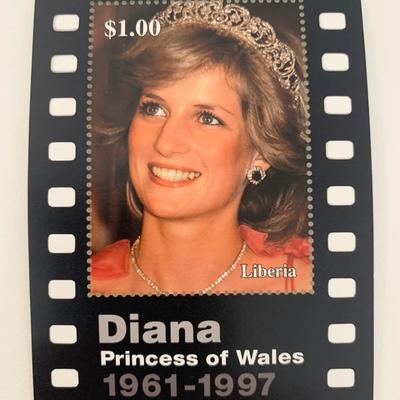 Liberia Diana Princess of Wales comm. stamp 