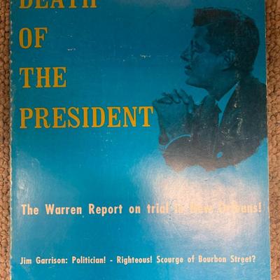 Warren Commission Death Of The Pres. signed book