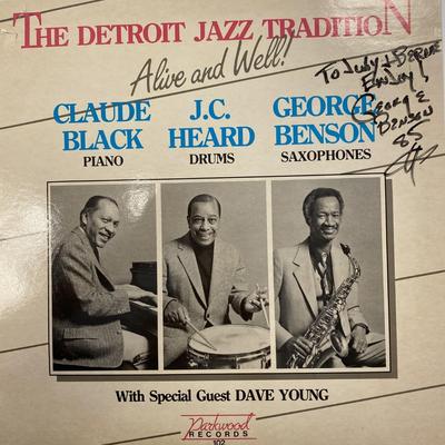 Detroit Jazz Tradition George Benson signed album