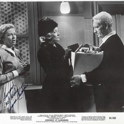 Judgment at Nuremberg signed photo