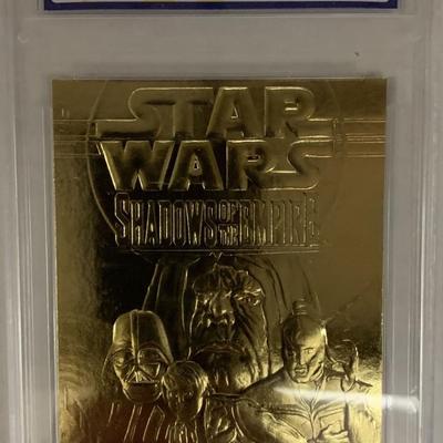 Star Wars 1996 Shadows of the Empire 23K Gold Card