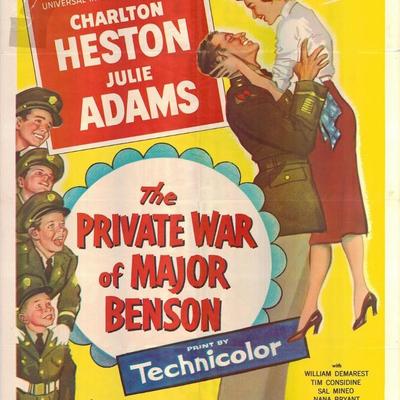 The Private War of Major Benson  1955   poster
