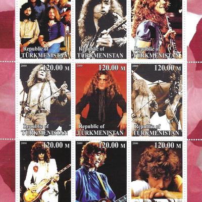 Led Zeppelin stamps
