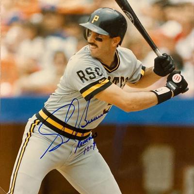 Sid Bream signed photo