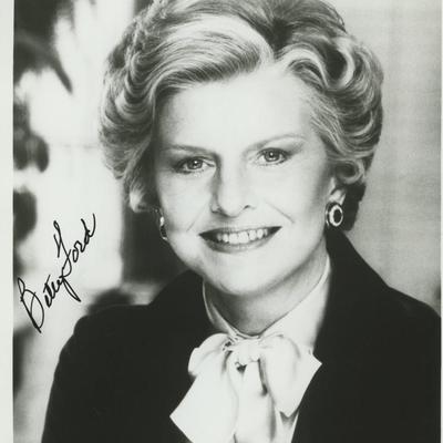 Betty Ford signed photo
