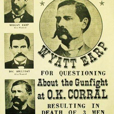 Wyatt Earp Wanted Poster