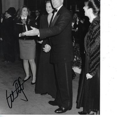Warren Beatty signed photo