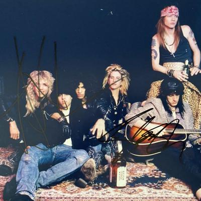 Guns N' Roses signed photo