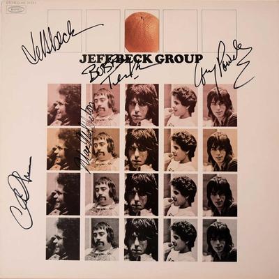 Jeff Beck Group signed album