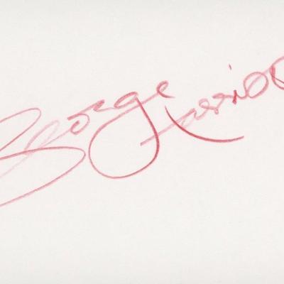 George Harrison signature cut
