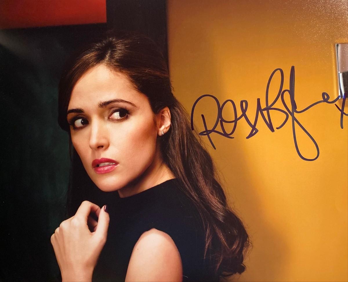 Damages Rose Byrne signed photo