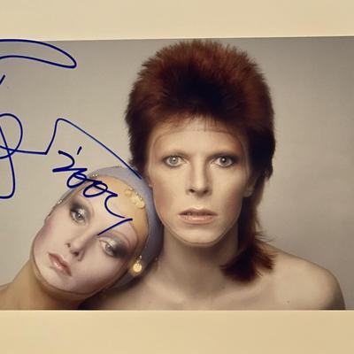 David Bowie signed photo. 8x10 inches