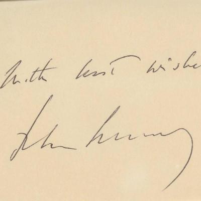 President John F. Kennedy signature cut