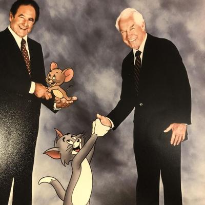 Tom and Jerry Photo signed by Bill Hanna