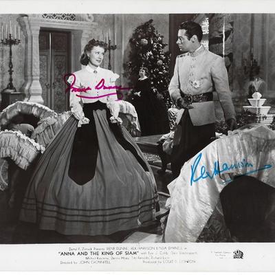 Irene Dunne and Rex Harrison Signed Photo