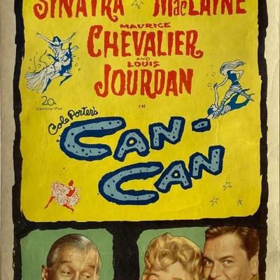 Can-Can 1960 original vintage insert card