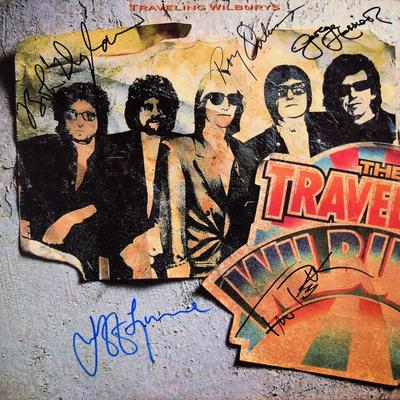 Traveling Wilburys signed Volume One album
