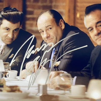 The Sopranos James Gandolfini signed photo