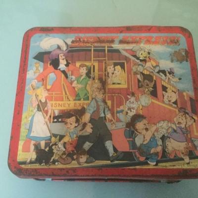 1970s Walt Disney Express vintage lunchbox