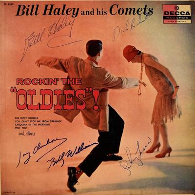 Bill Haley Rockinâ€™ The Oldies! signed album