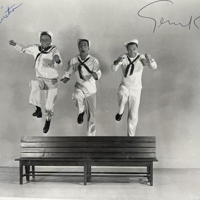 Frank Sinatra, Gene Kelly signed movie photo