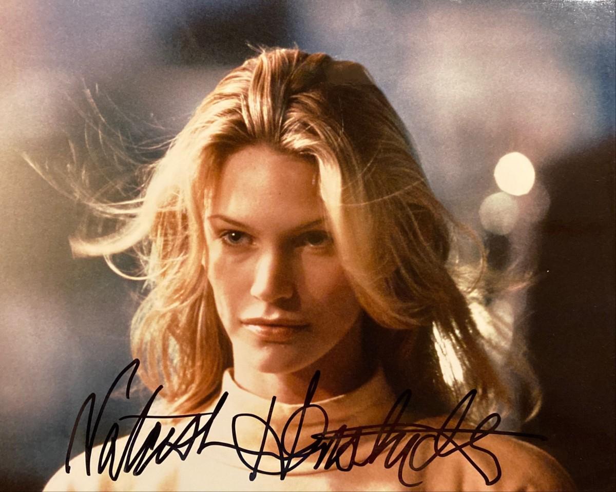Maximum Risk Natasha Henstridge signed movie photo | EstateSales.org, image size:1200x960