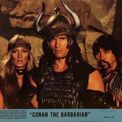 Conan the Barbarian 1982 original  lobby card