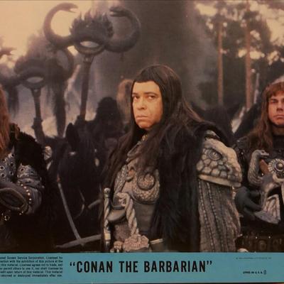 Conan the Barbarian 1982 original  lobby card