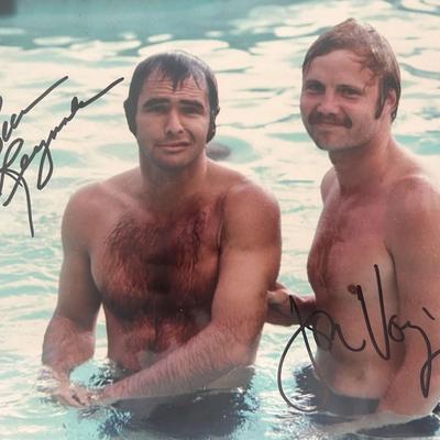 Deliverance Burt Reynolds, Jon Voight signed photo