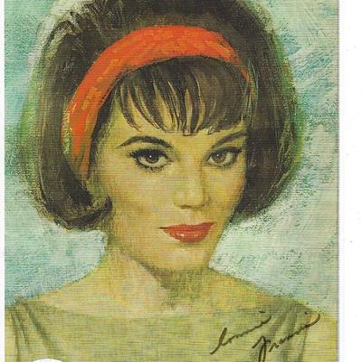 Pop Singer Connie Francis signed photo 