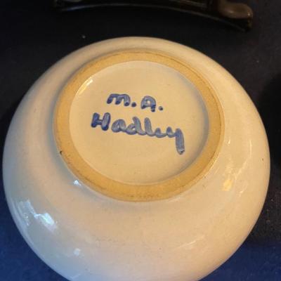 3pc MA Hadley Pottery