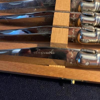 Vintage Jean DuBost Laguiole Stake Knives