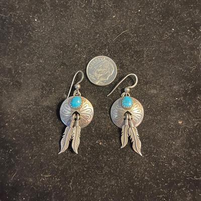 Sterling/ Turquoise earrings