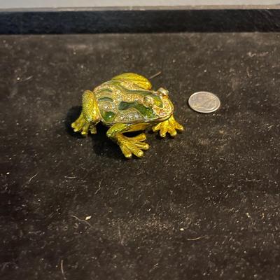 Jeweled Frog Box