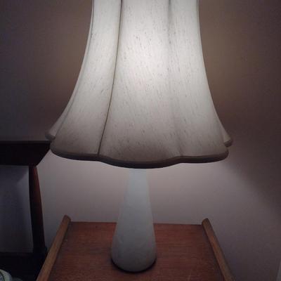 Mid Century Modern Solid Marble Post Lamp Choice A