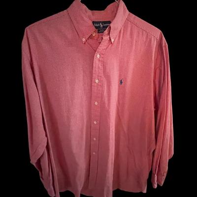 Ralph Lauren Red Gingham Menâ€™s Shirt