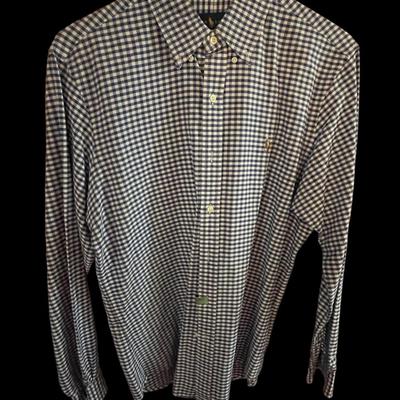 Ralph Lauren Menâ€™s Shirt Blue Gingham M