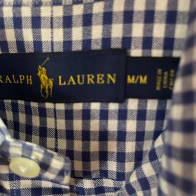 Ralph Lauren Menâ€™s Shirt Blue Gingham M