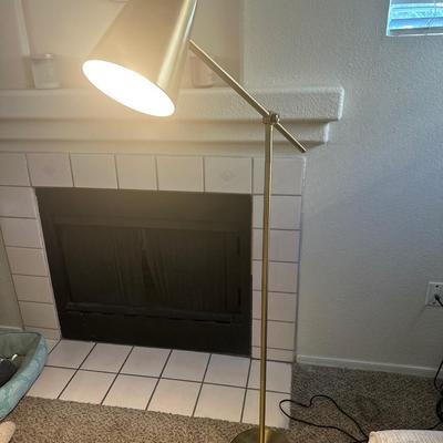 Standing gold lamp