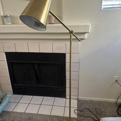Standing gold lamp