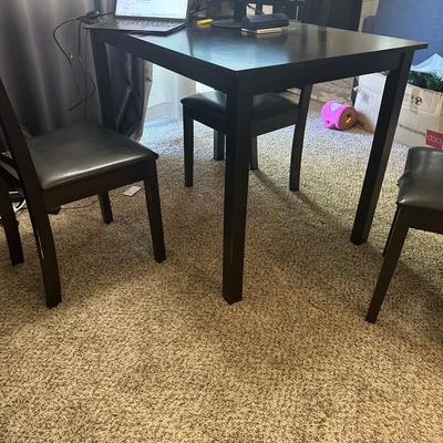 Table and 3 chairs