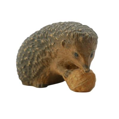 Wooden Hedgehog Figurine