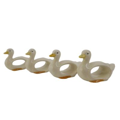 (4 pcs) Vintage Duck Napkin Holders